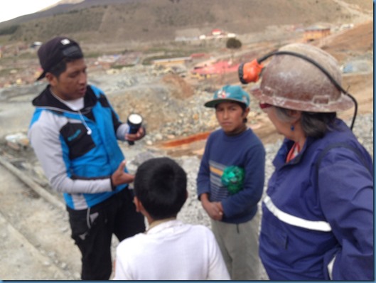 70 visita a la mina del Cerro Rico