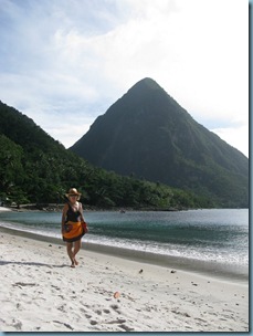 20110116 20'55 Fondeo en las Pitons (1)